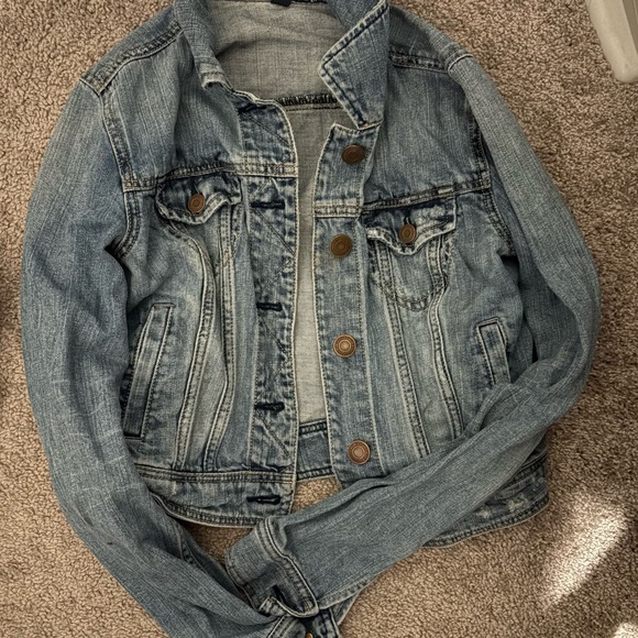 American Eagle Outfitters Jackets & Blazers - American Eagle Outfitters Light Blue Denim Jacket